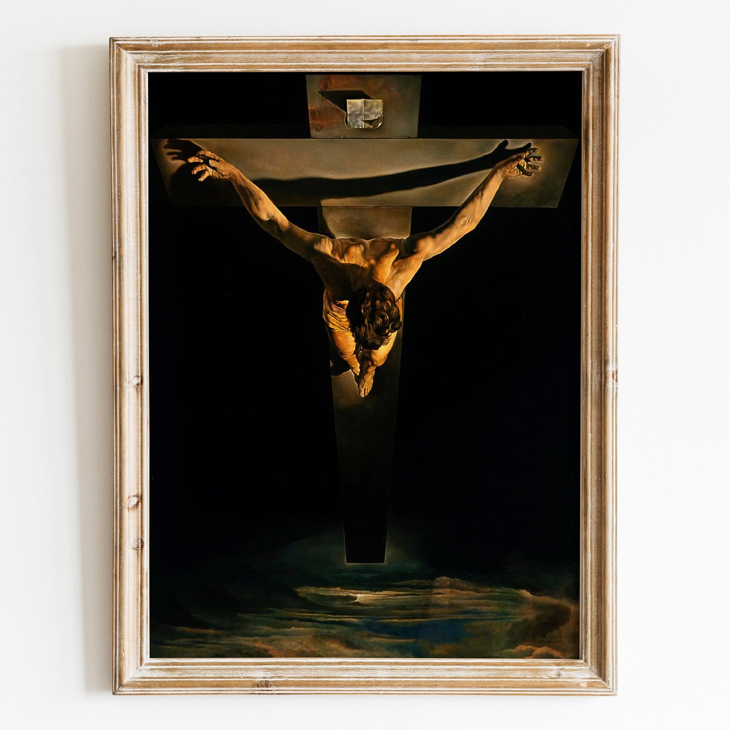 Christ Of St John Of The Cross by Salvador Dali