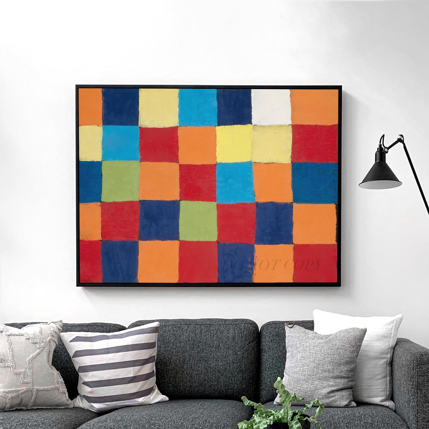 Qu 1 Color Chart (1930) by Paul Klee