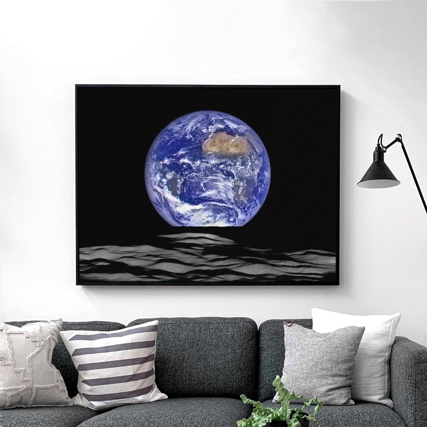 Earth Rise - View Of Earth From The Moon