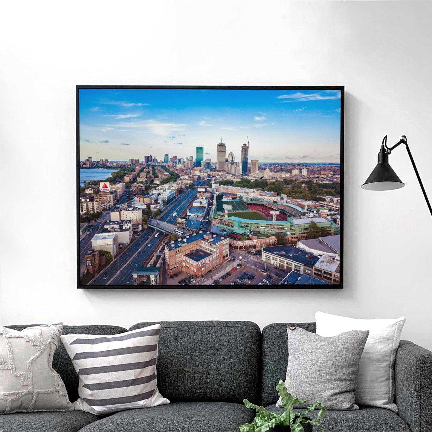 Fenway Park & Boston Skyline