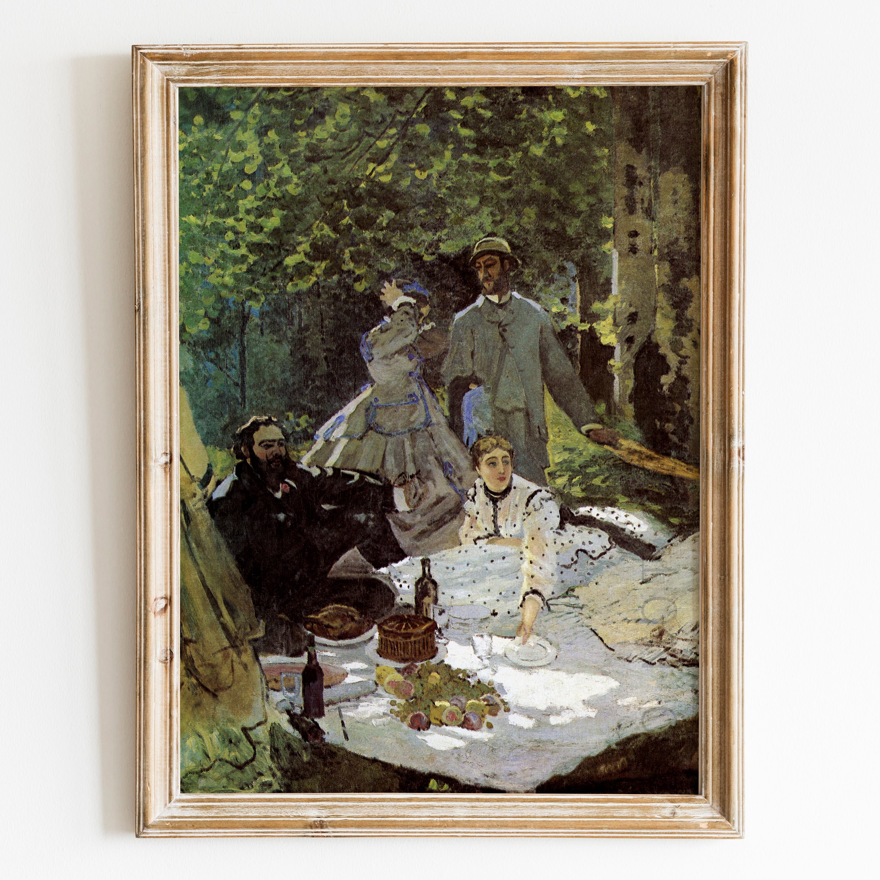 Luncheon on the Grass by Claude Monet Wall Art Poster Prints
