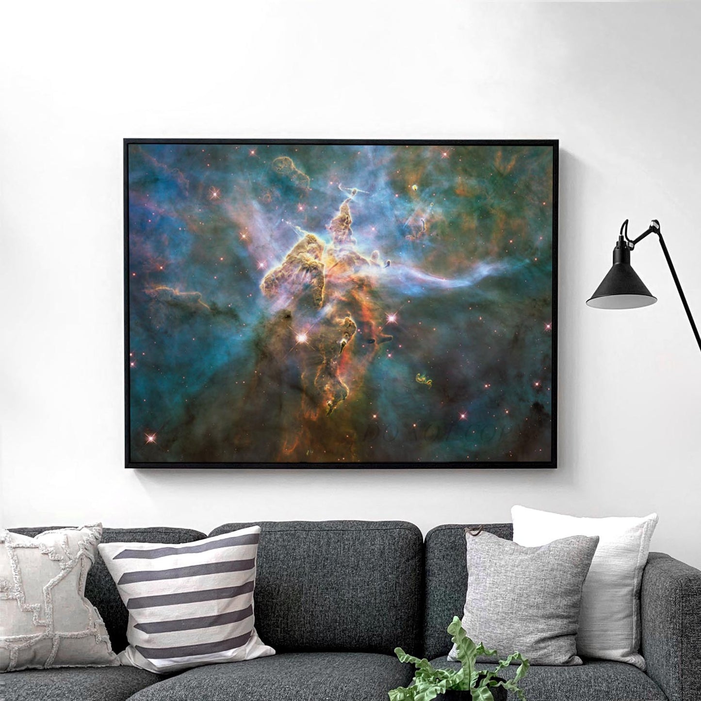 Mystic Mountain in Carina Nebula (NASA Hubble Space Telescope)