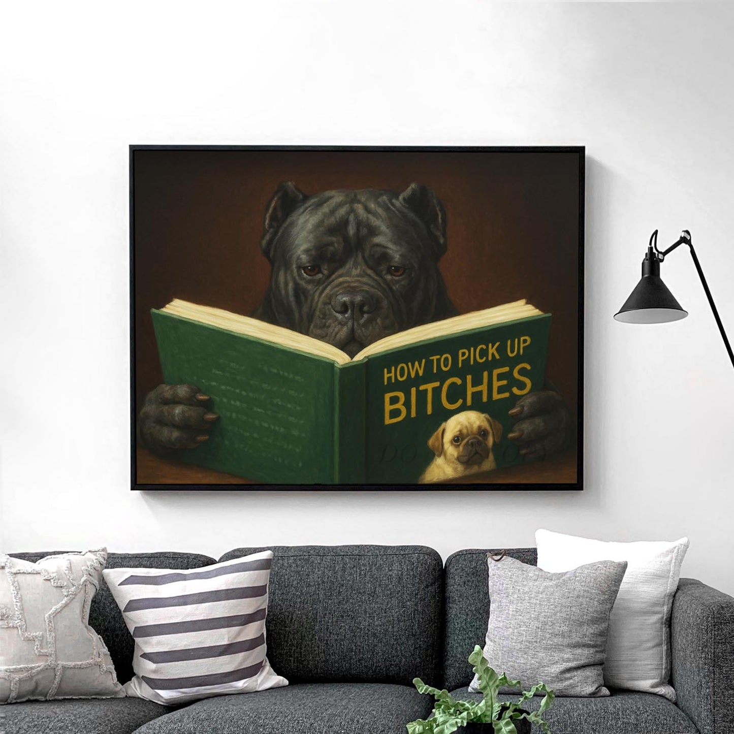 Cane Corso Dog Reading Dating Book