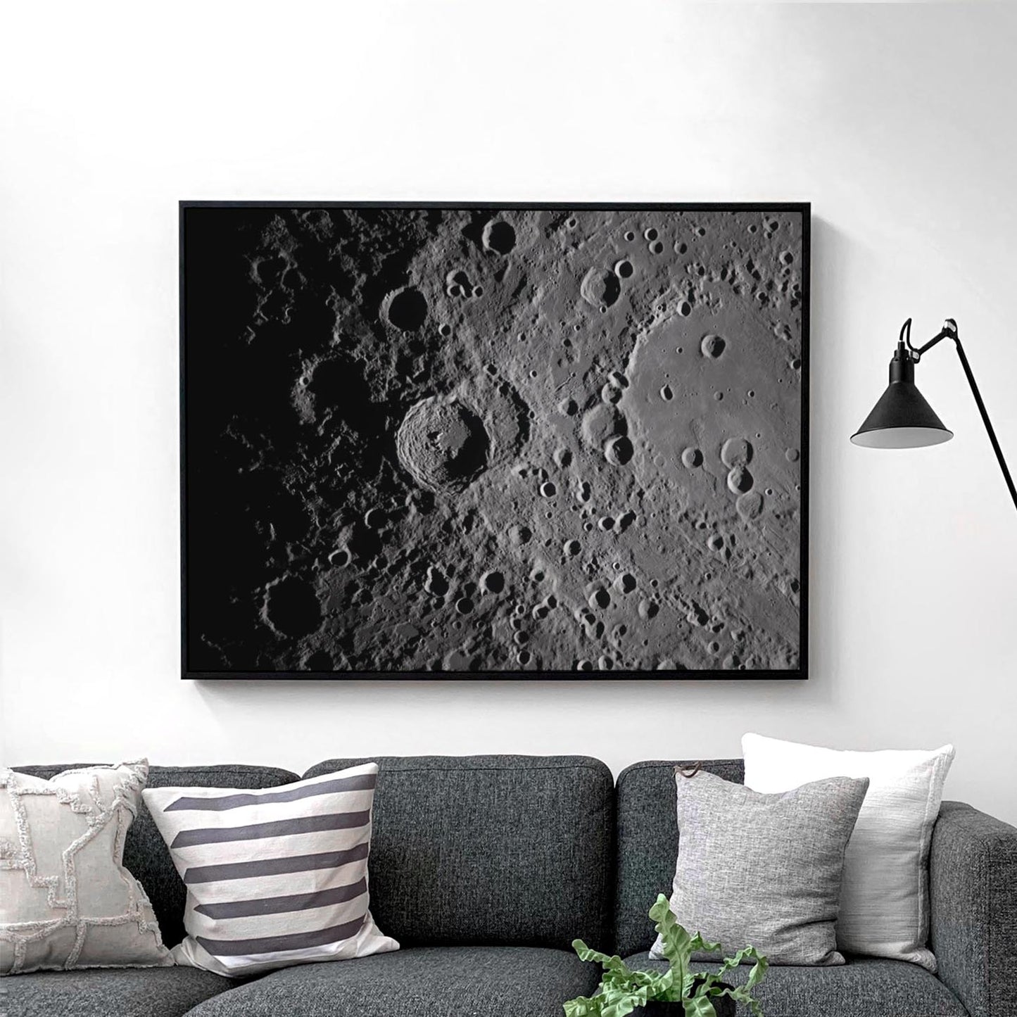 Artemis II - Shadows Across Vavilov Moon Crater (NASA Artemis 2 Mission)