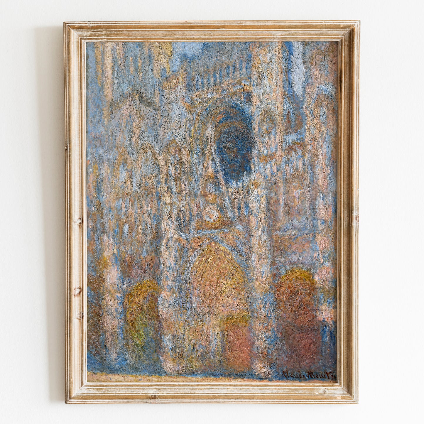 Rouen Cathedral, the Façade in Sunlight (1892–1894) by Claude Monet