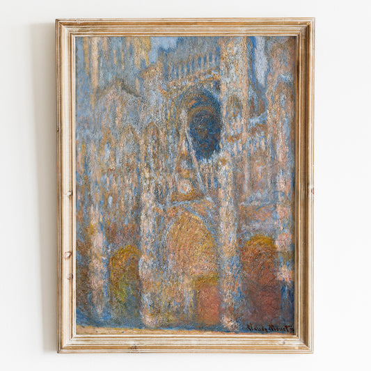 Rouen Cathedral, the Façade in Sunlight (1892–1894) by Claude Monet