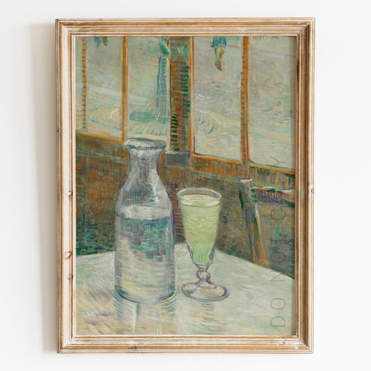 Café Table with Absinthe (1887) by Van Gogh
