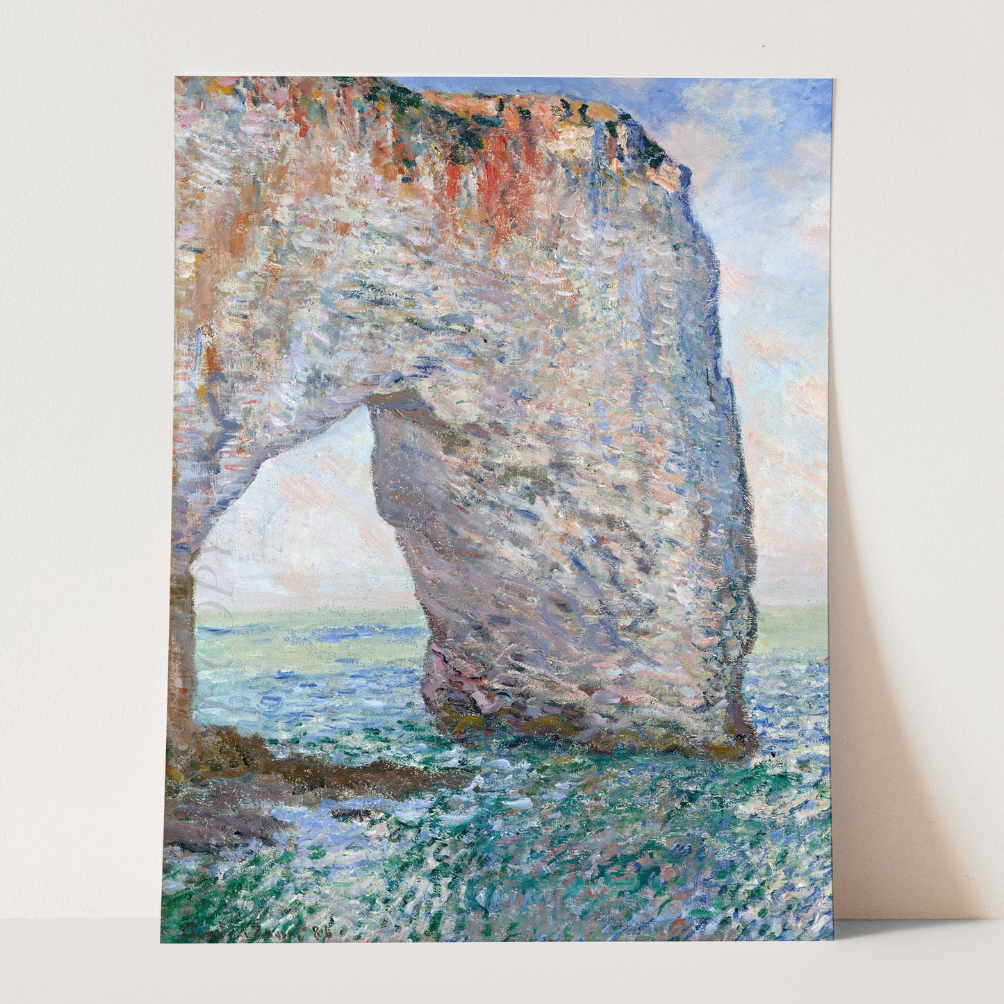 The Manneporte near Étretat (1886) by Claude Monet