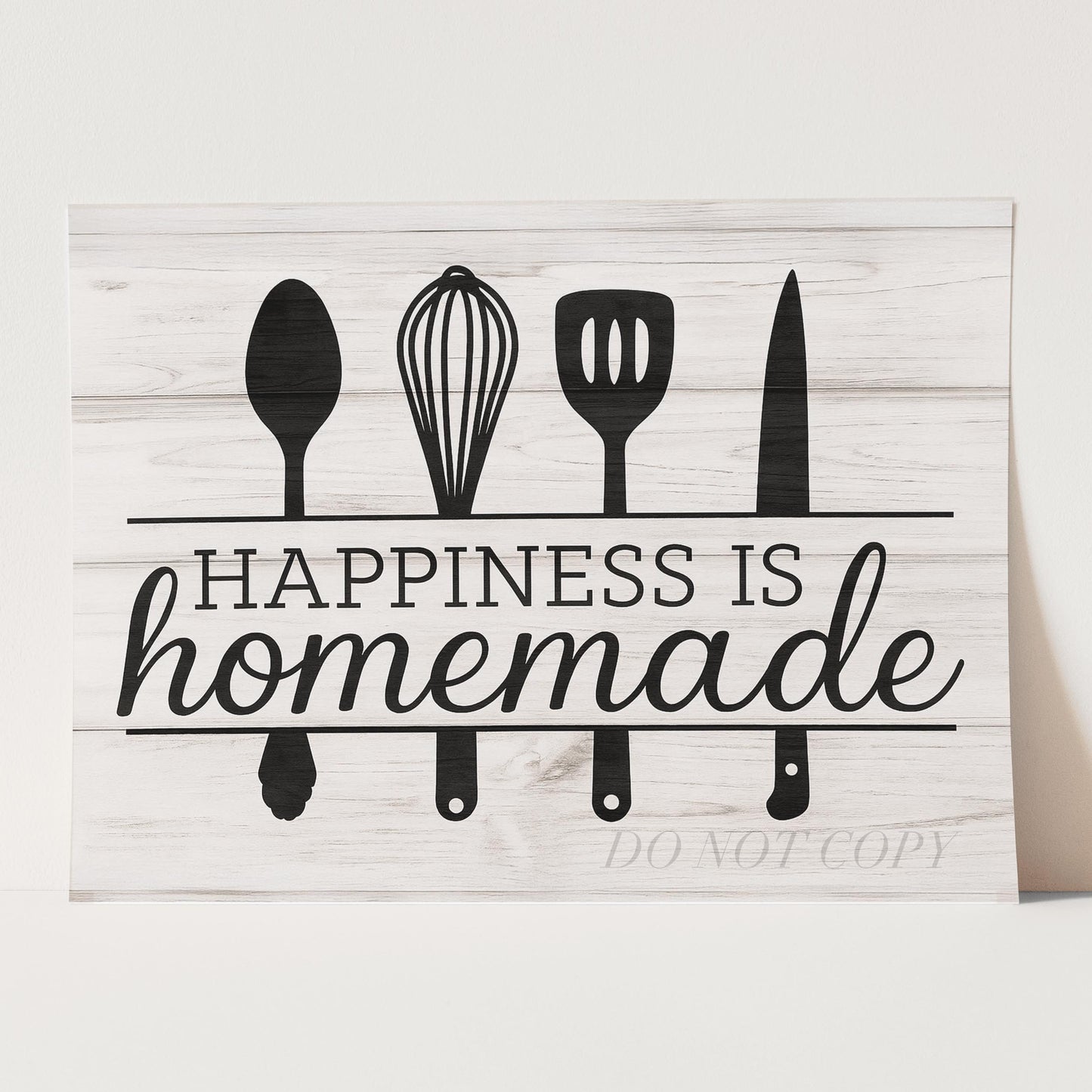 Happiness Is Homemade Wall Sign