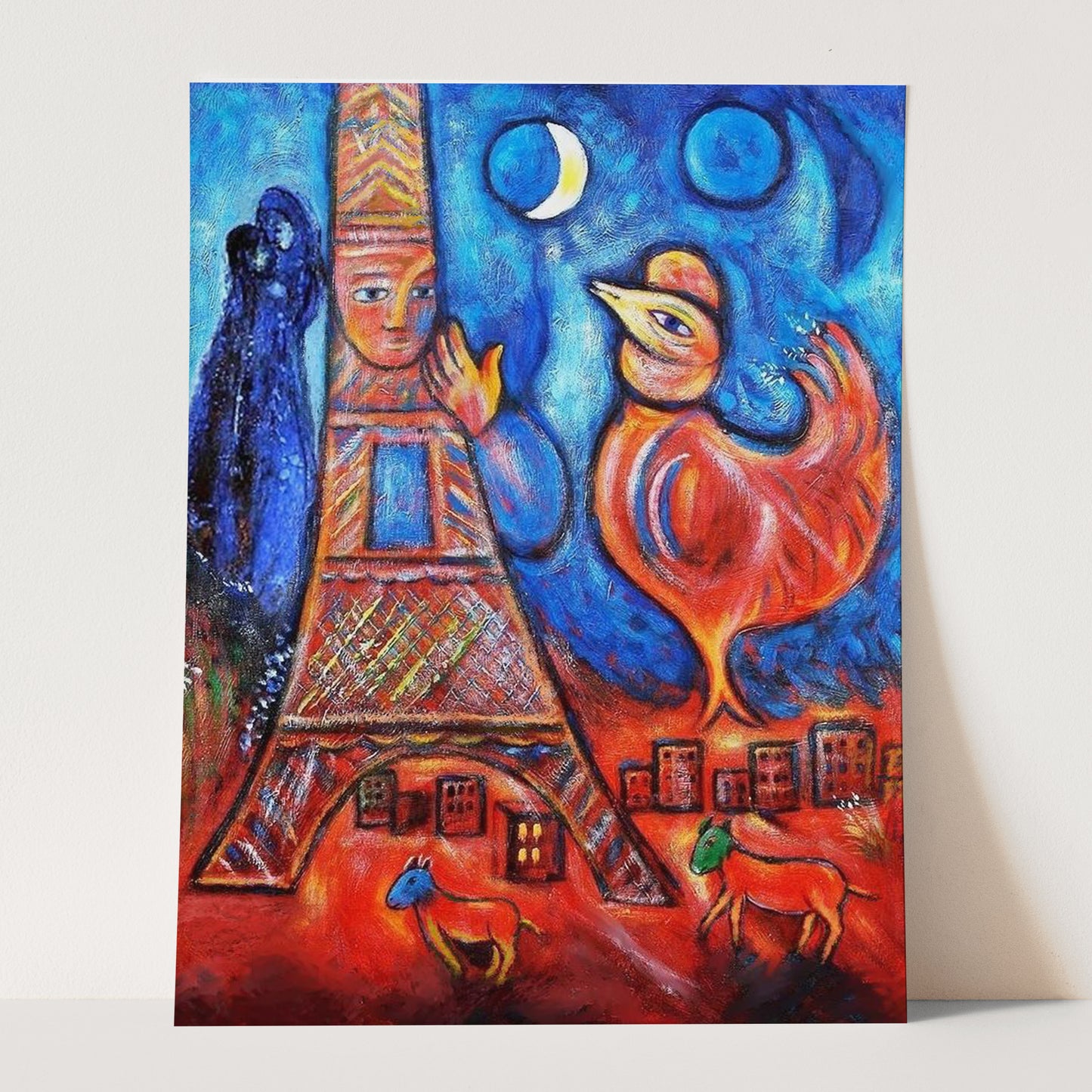 Bonjour Paris by Marc Chagall