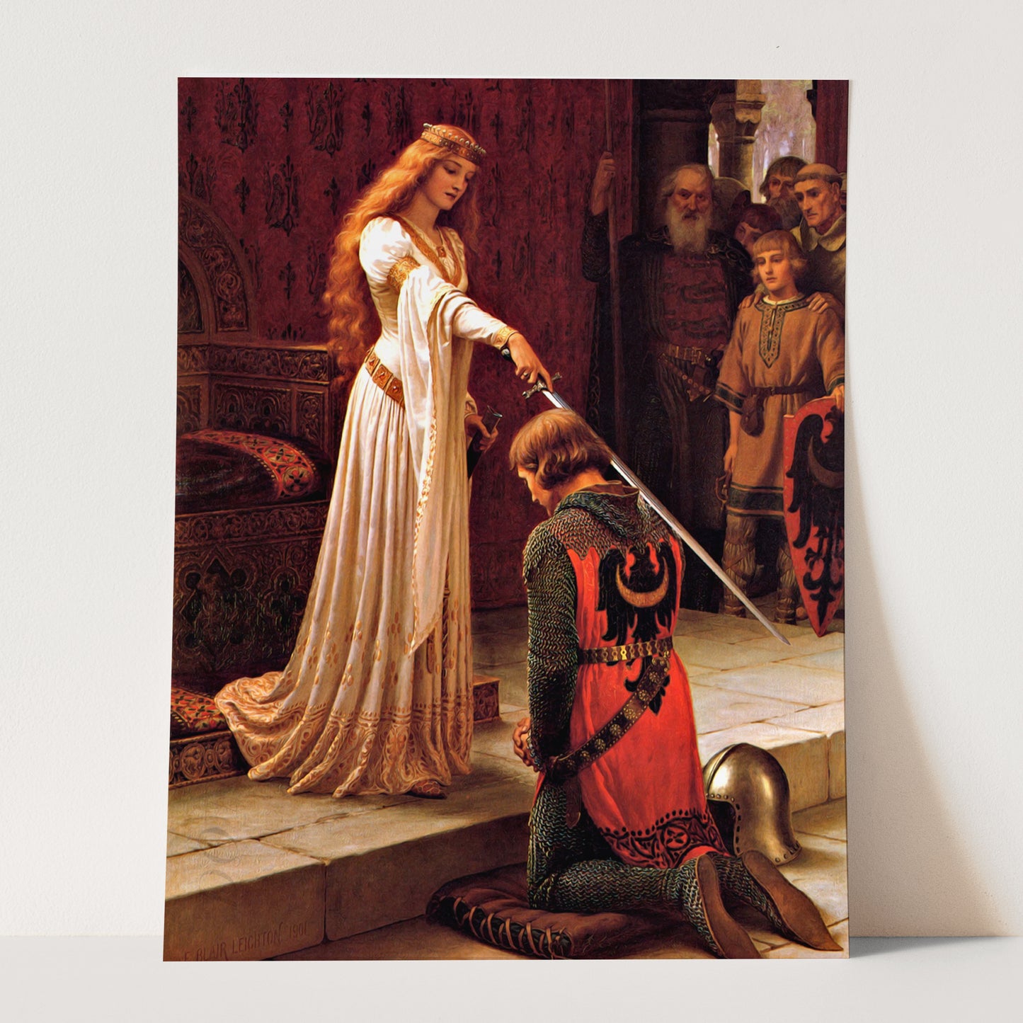 Accolade 1901 by Edmund Blair Leighton