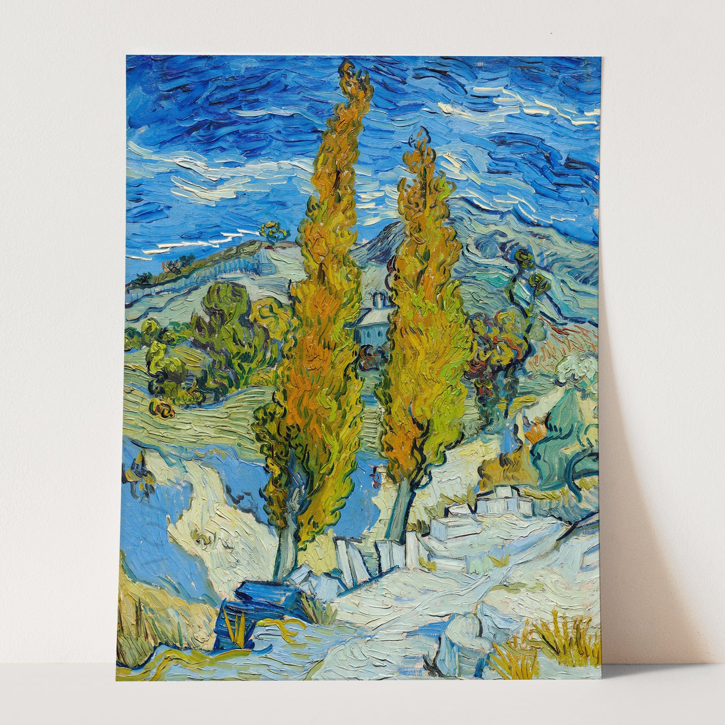 The Poplars at Saint-Rémy (1889) by Van Gogh