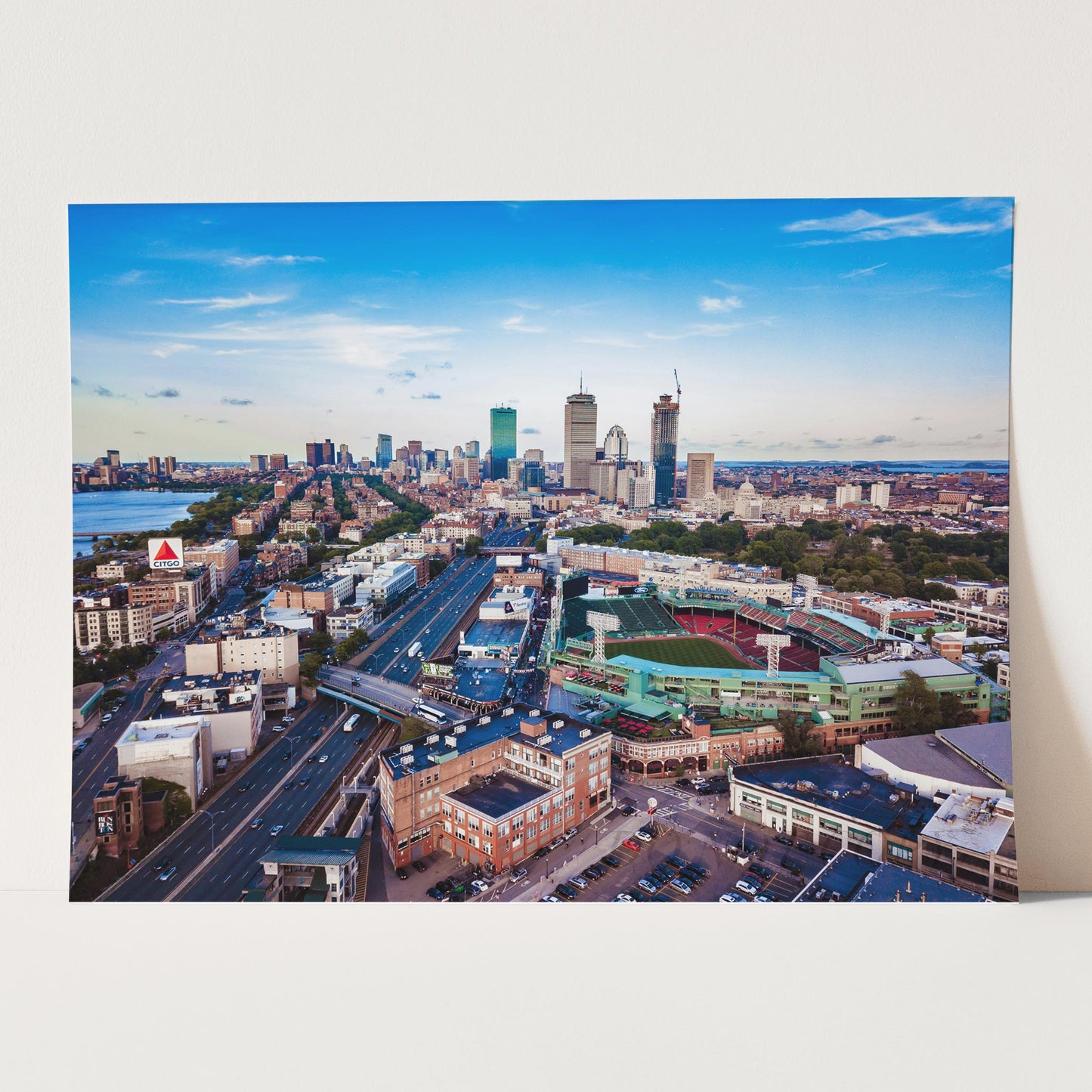 Fenway Park & Boston Skyline