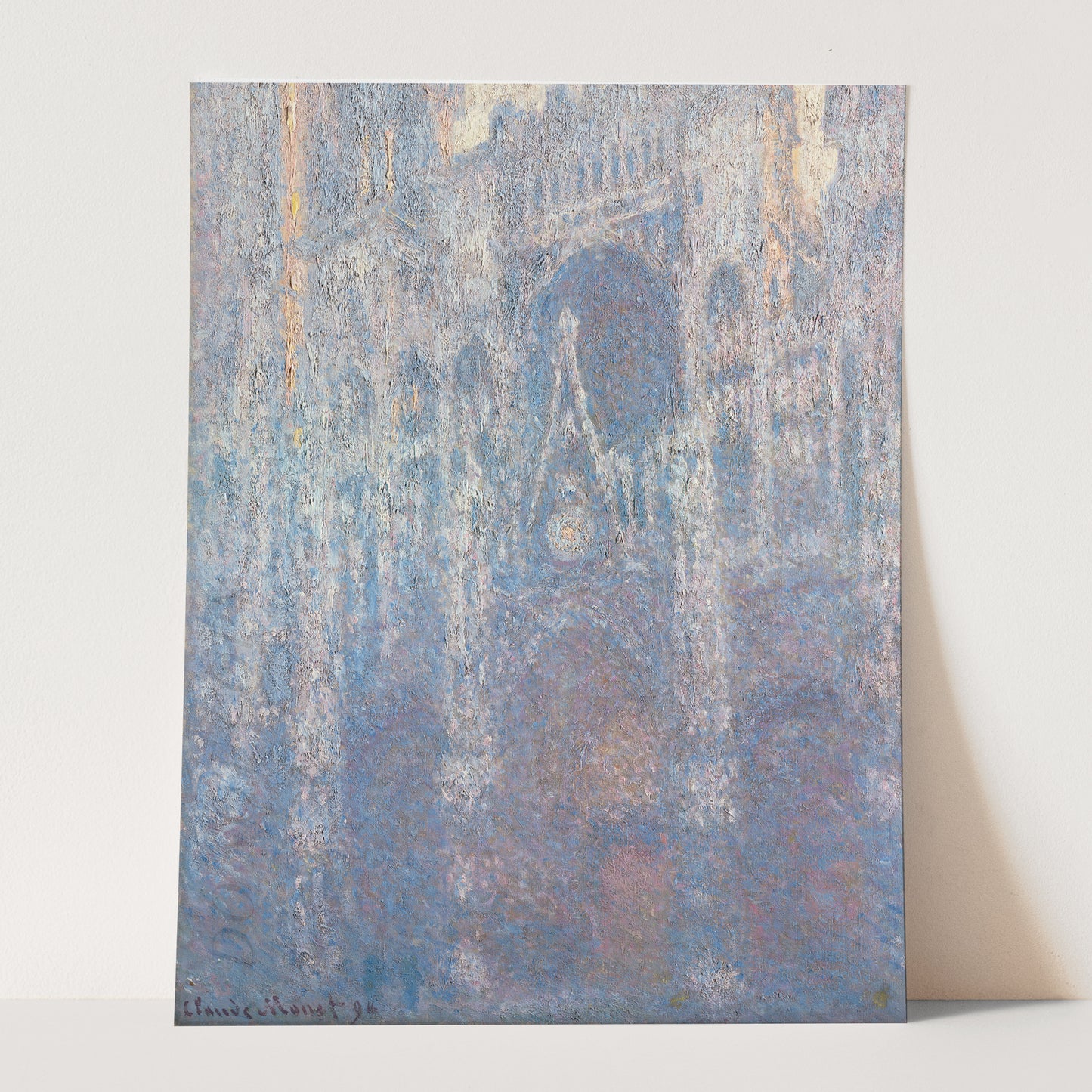 The Portal of Rouen Cathedral in Morning Light (1894) by Claude Monet