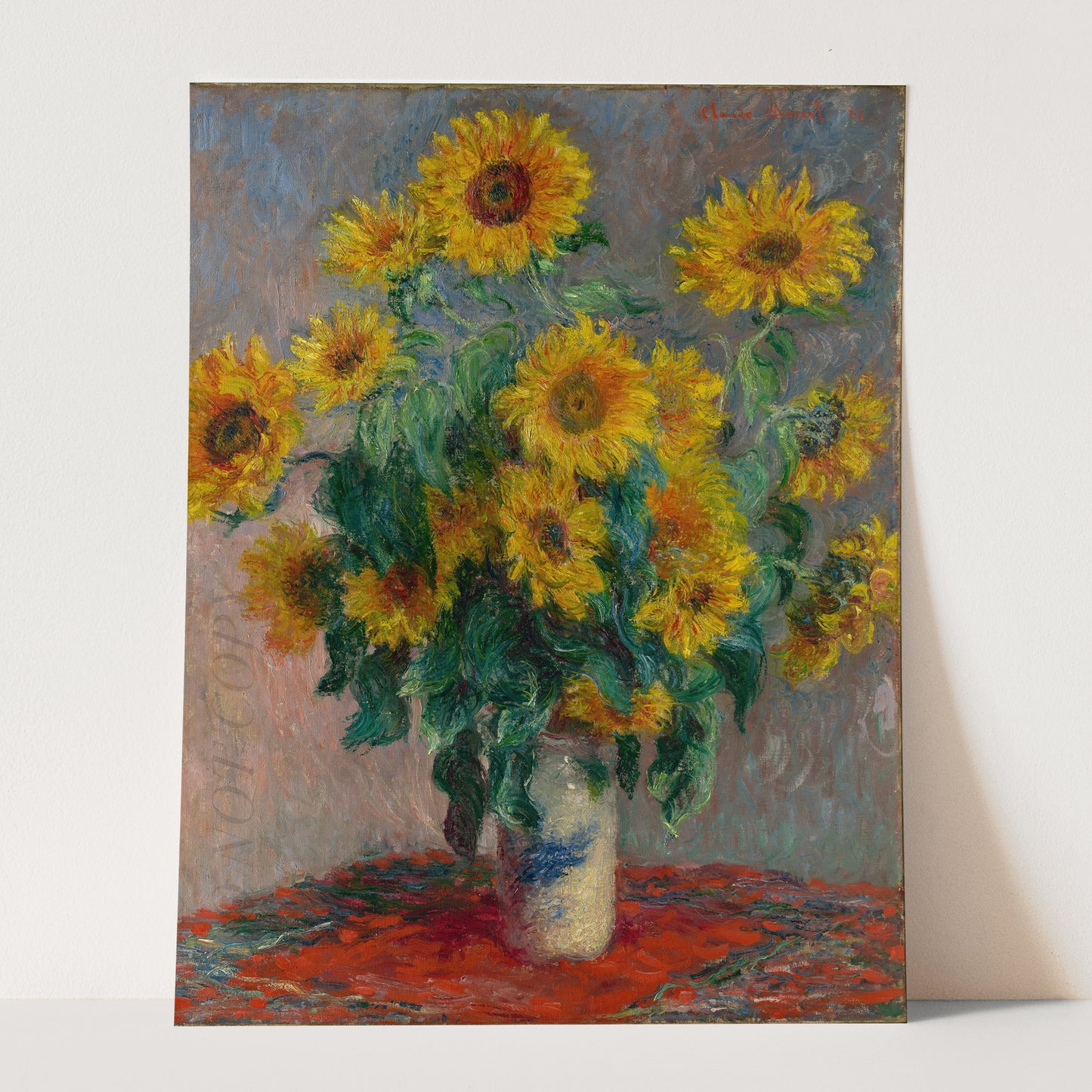 Bouquet of Sunflowers (1881) by Claude Monet