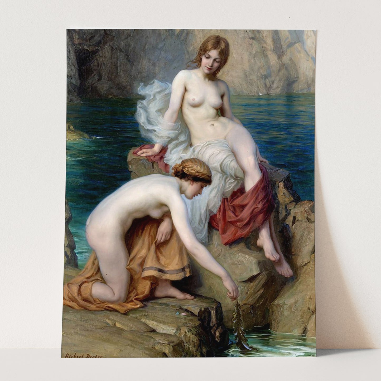 By Summer Seas (1912) by Herbert James Draper