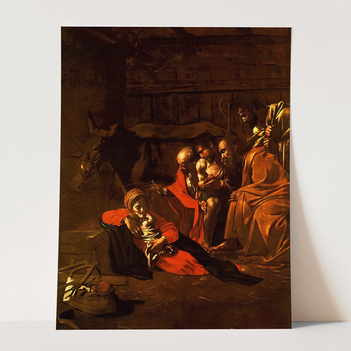 Adoration of the Shepherds by Caravaggio