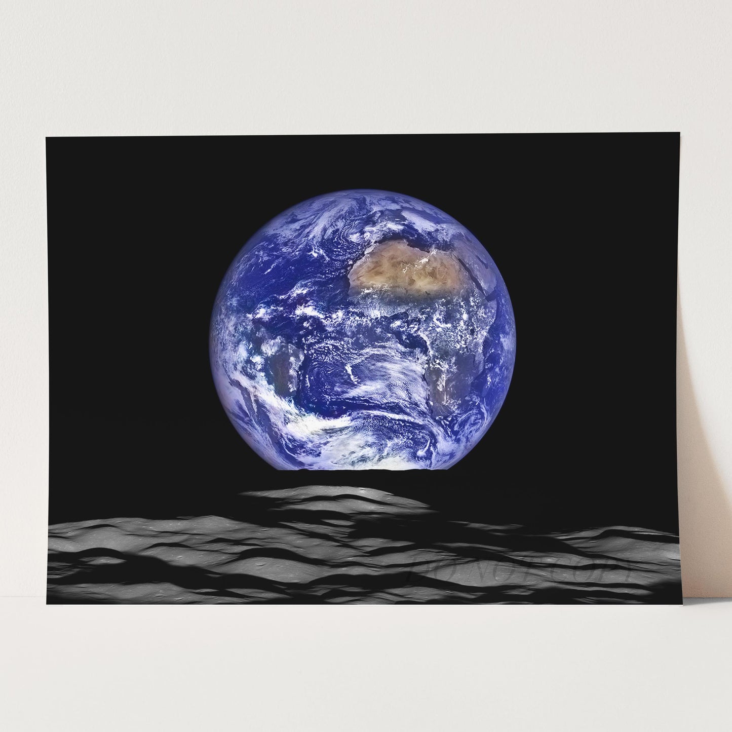 Earth Rise - View Of Earth From The Moon