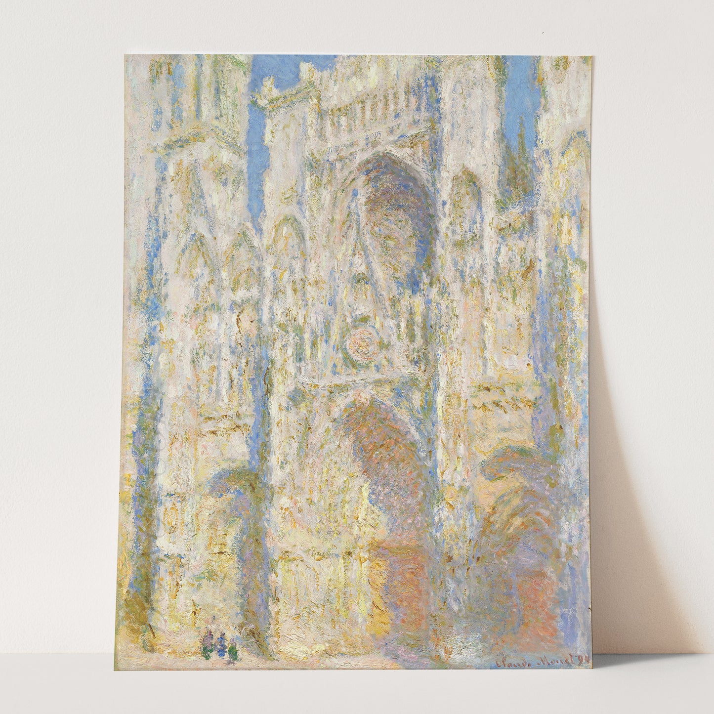 Rouen Cathedral, West Façade, Sunlight (1894) by Claude Monet