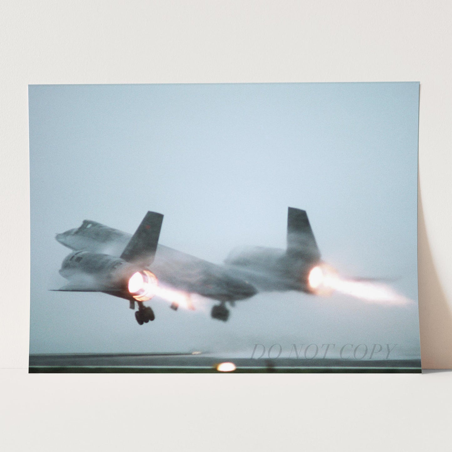 SR 71 Airplane Taking Off