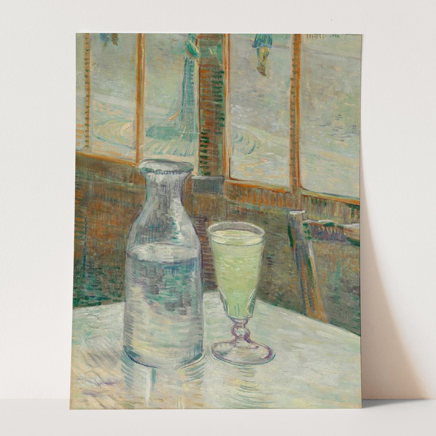 Café Table with Absinthe (1887) by Van Gogh