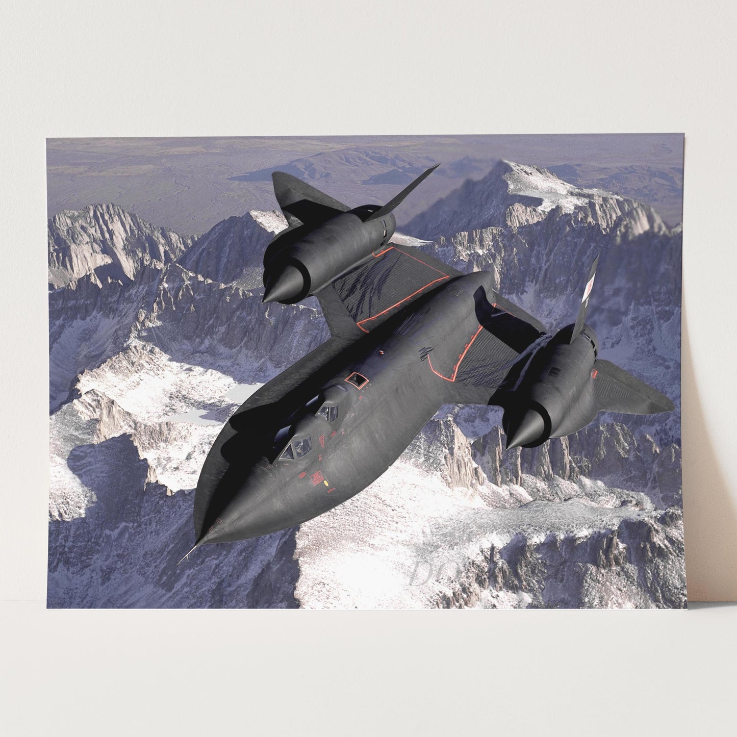 Lockheed SR 71 Blackbird Airplane