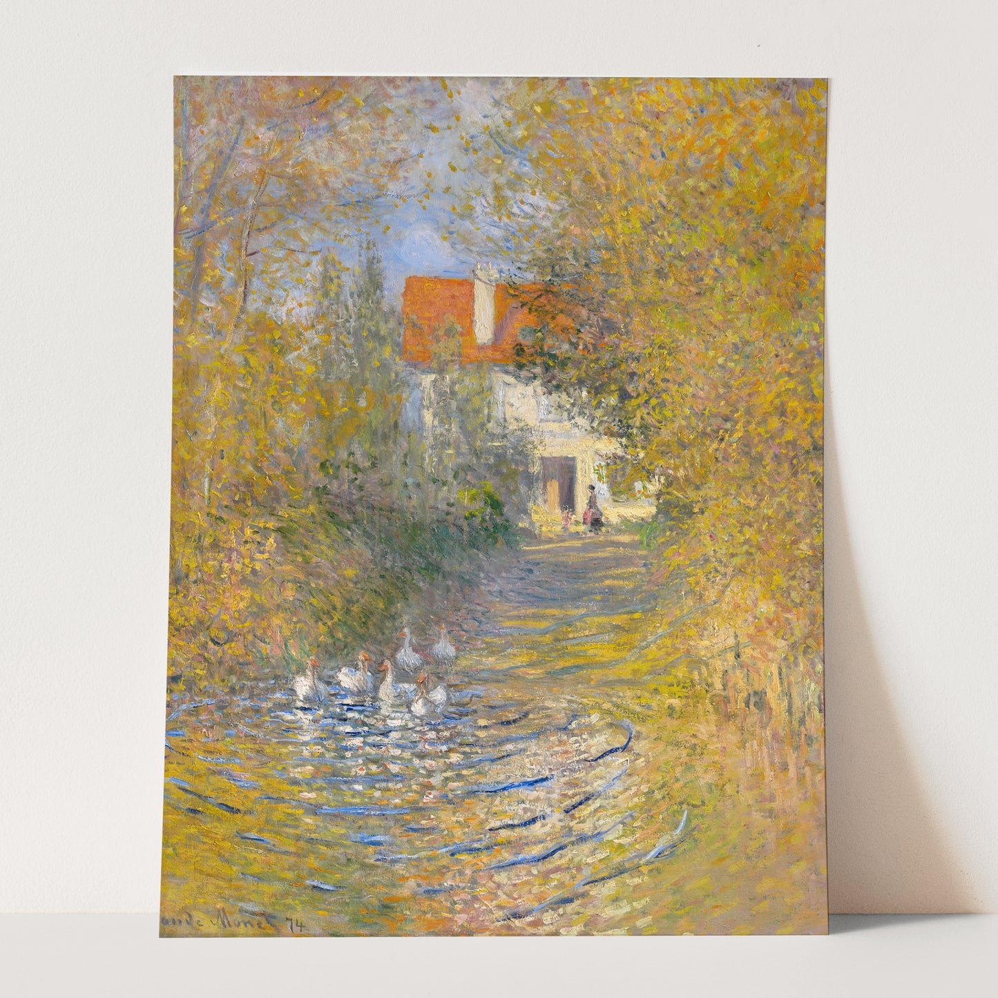 The Geese (1874) by Claude Monet
