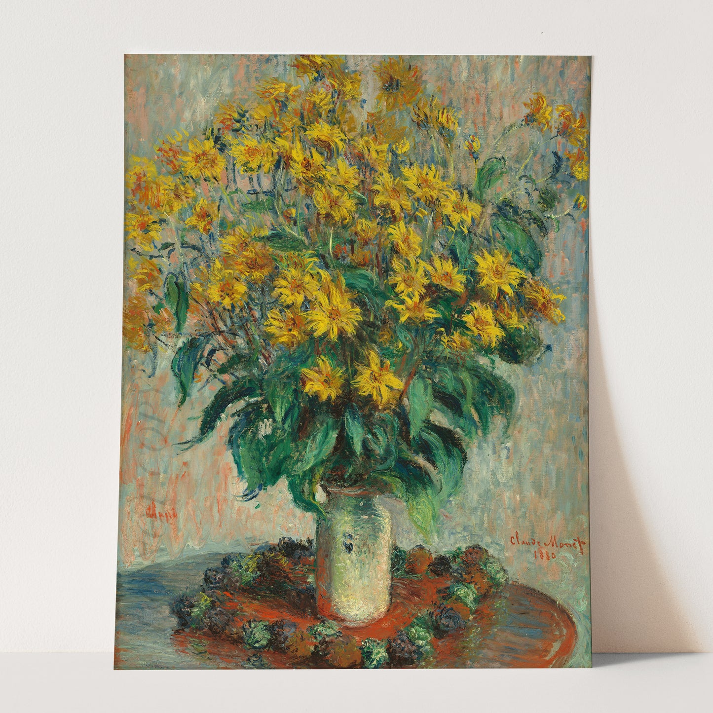 Jerusalem Artichoke Flowers (1880) by Claude Monet