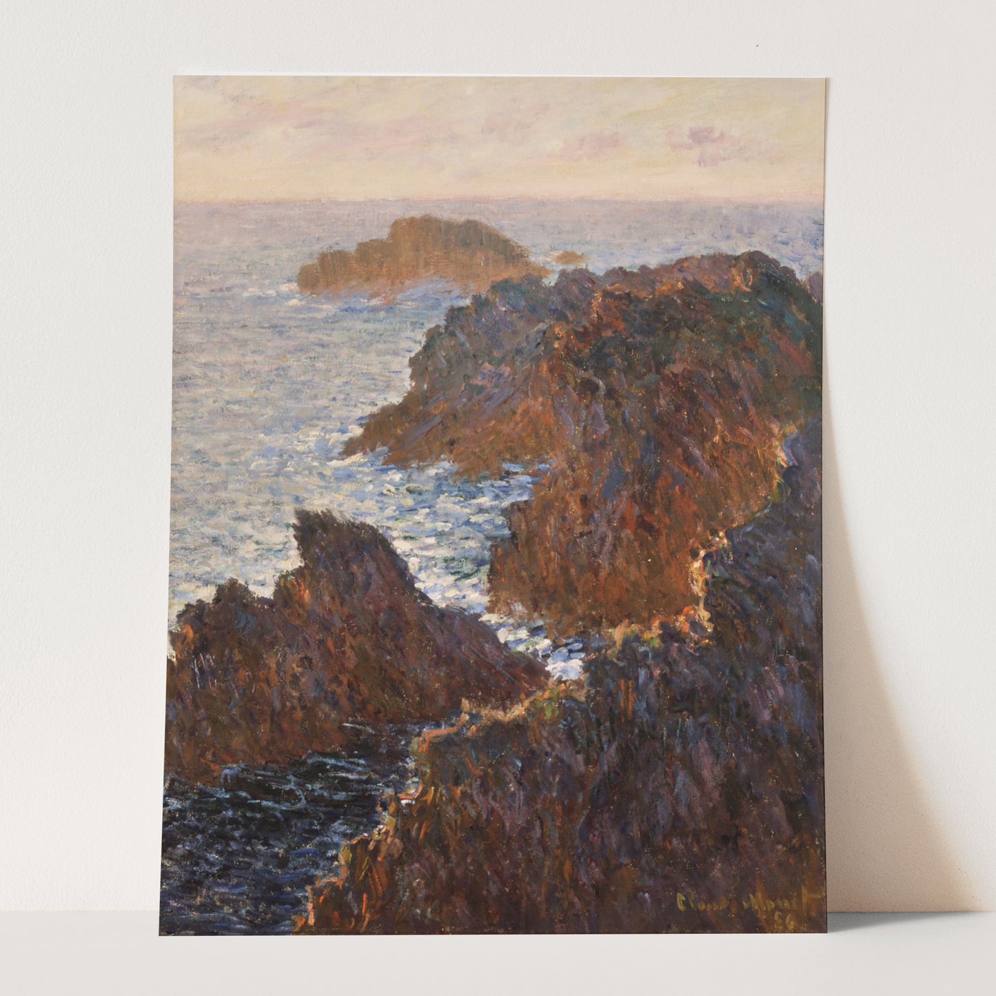 Rocks at Belle-Isle, Port-Domois (1886) by Claude Monet