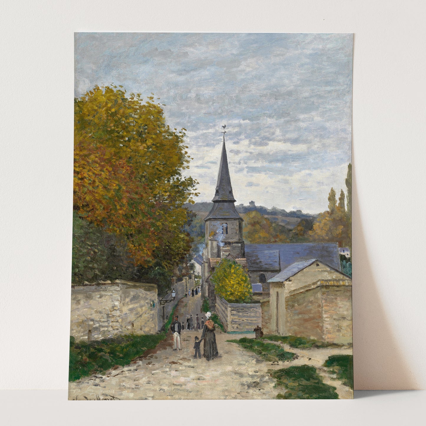 Street in Sainte-Adresse (1867) by Claude Monet