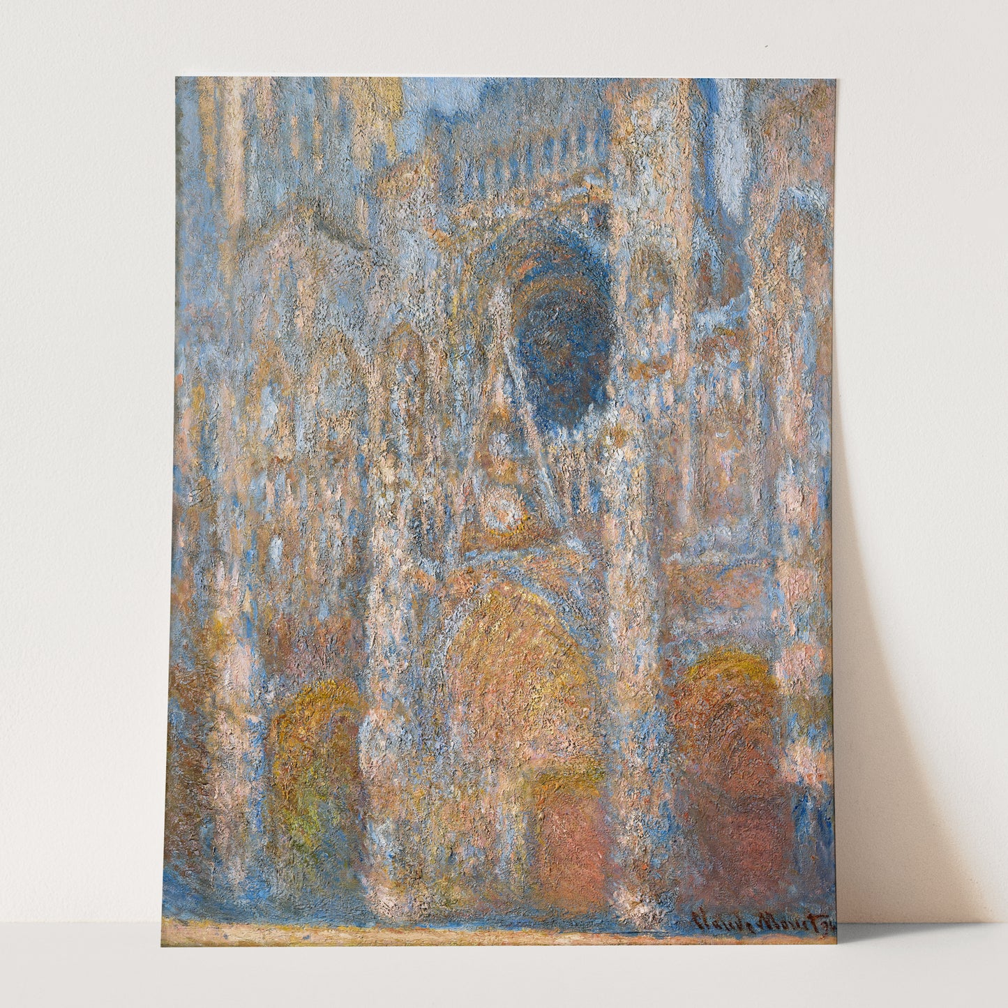 Rouen Cathedral, the Façade in Sunlight (1892–1894) by Claude Monet
