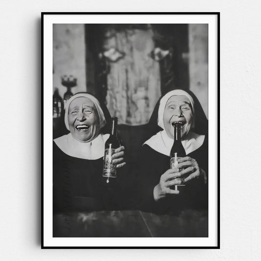 Nuns Drinking Wine