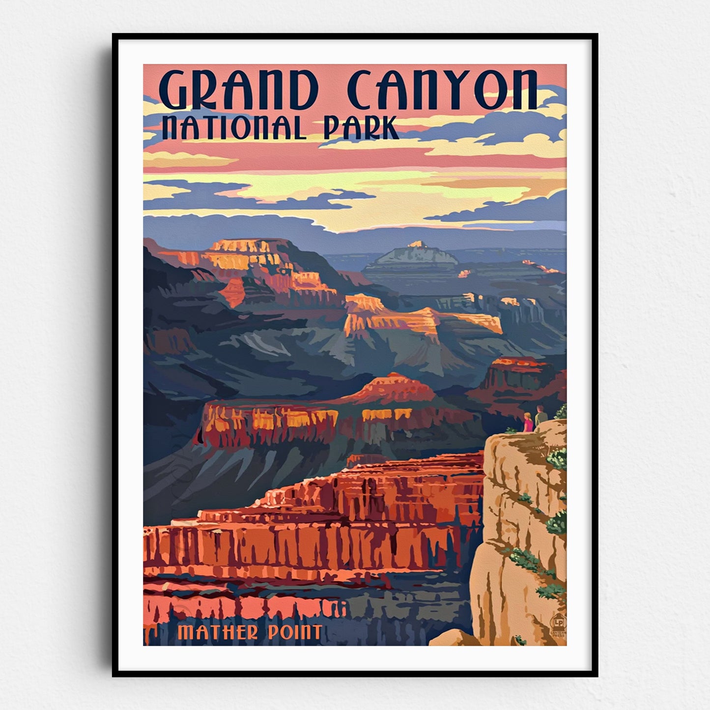 Grand Canyon Vintage Travel Poster