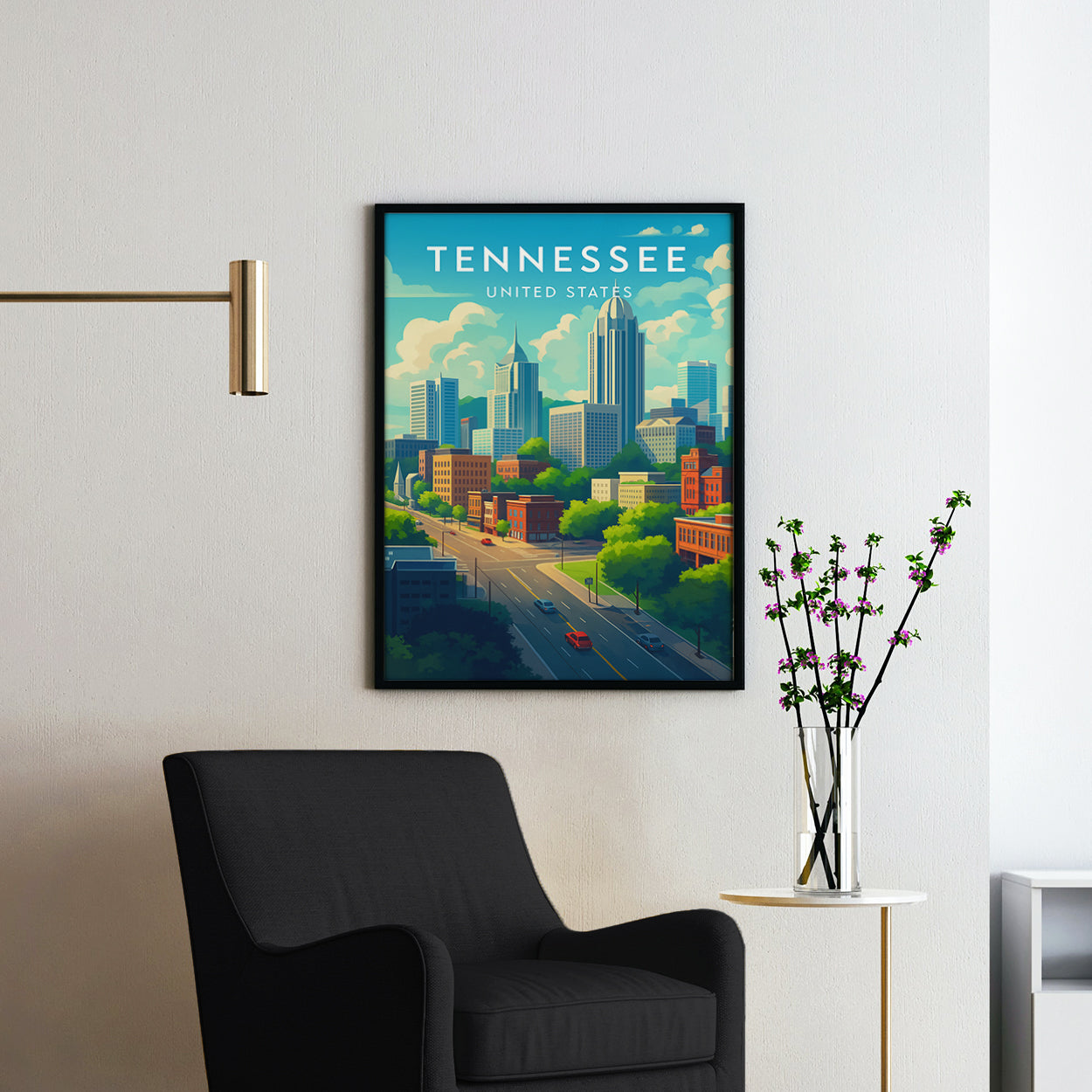 Tennessee Vintage Travel Poster