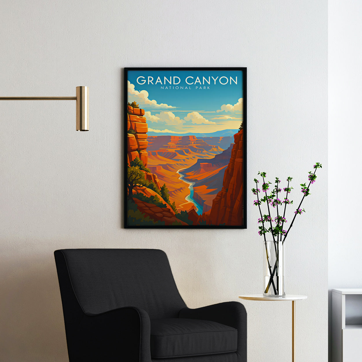 Grand Canyon Vintage Travel Poster