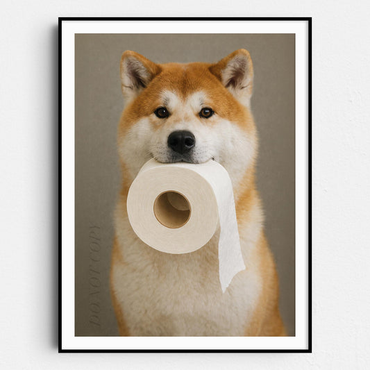 Akita Dog Toilet Paper