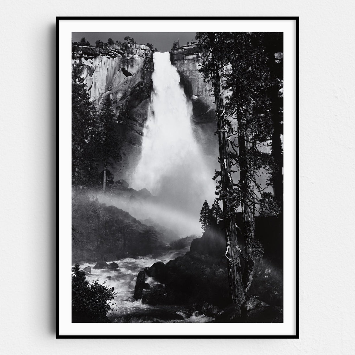 Nevada Falls, Yosemite National Park, California by Ansel Adams
