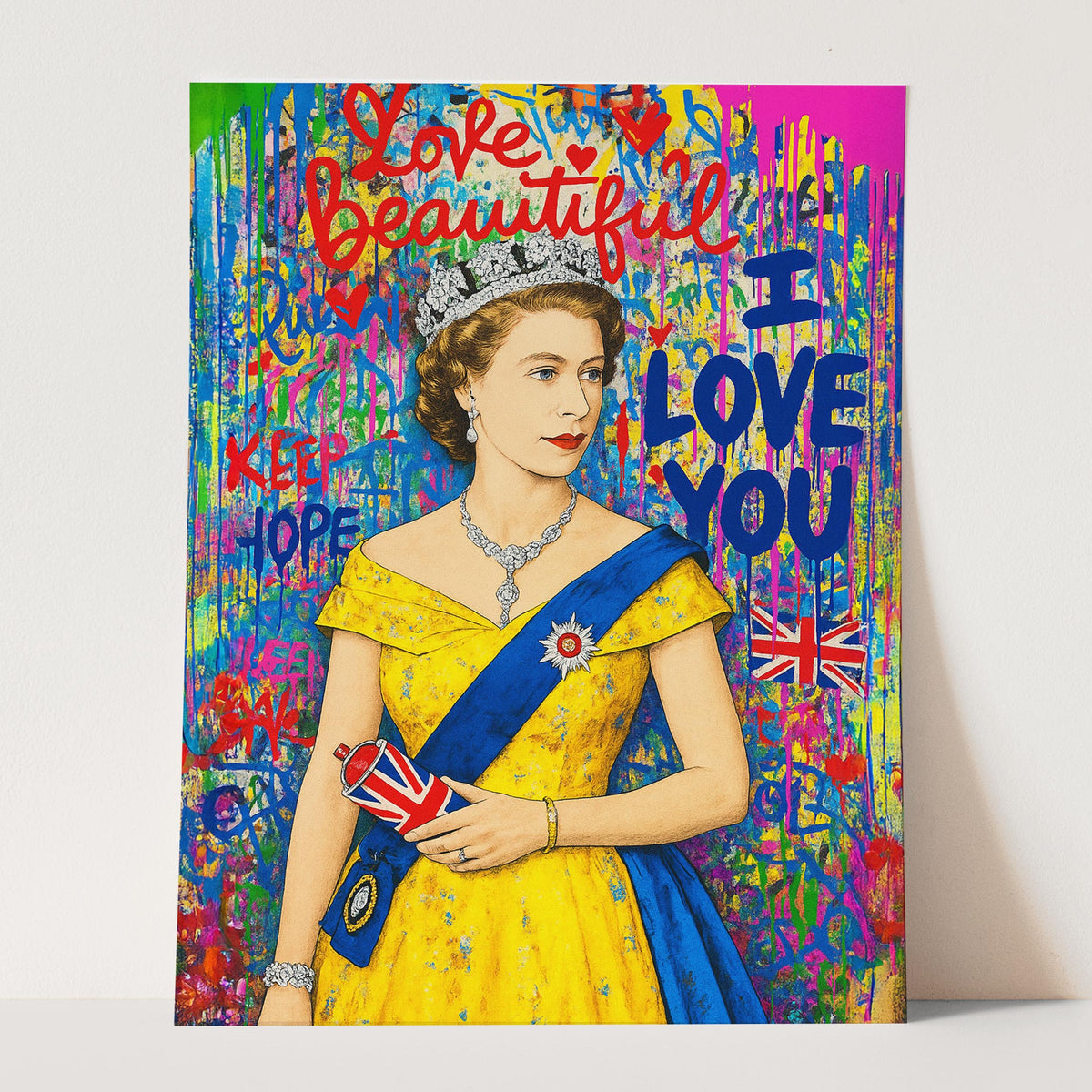 Queen Elizabeth Graffiti