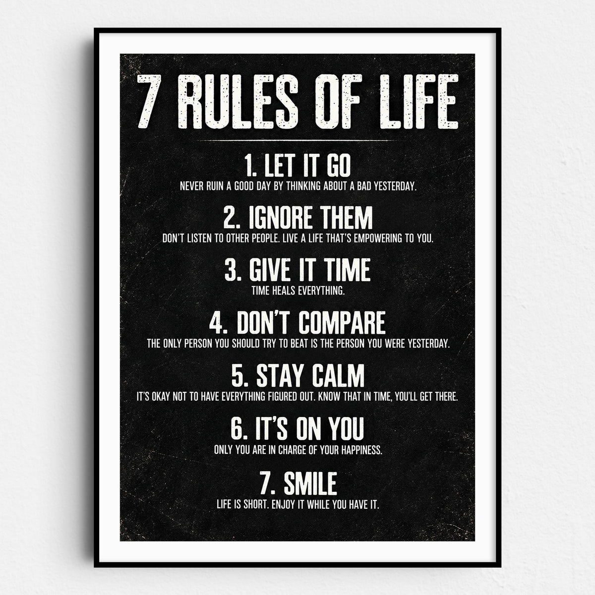 7 Rules of Life