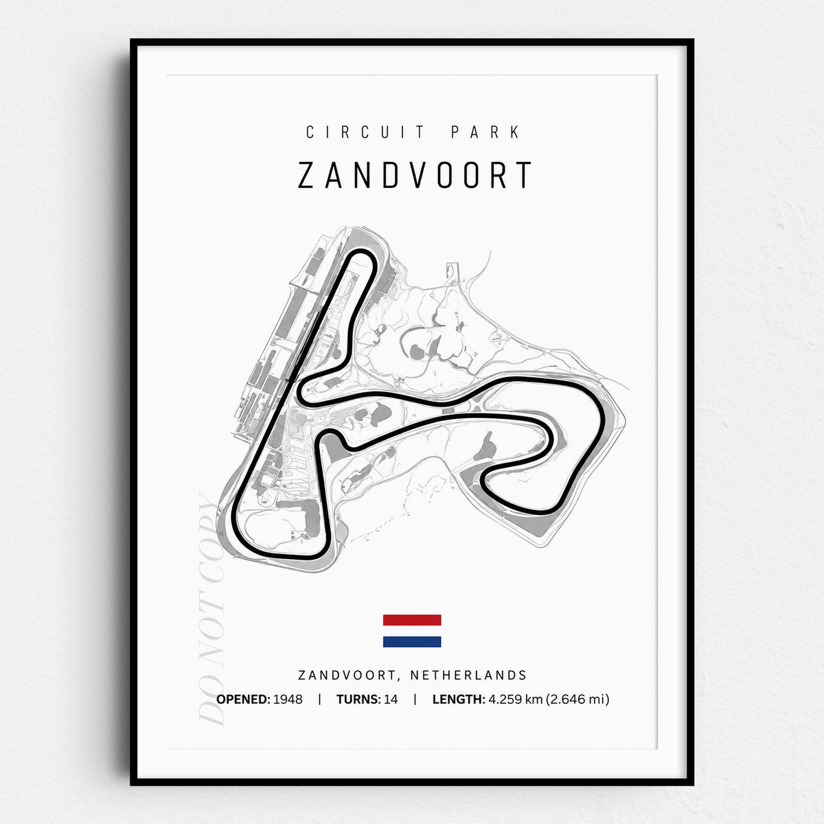 Netherlands Grand Prix Race Track Map