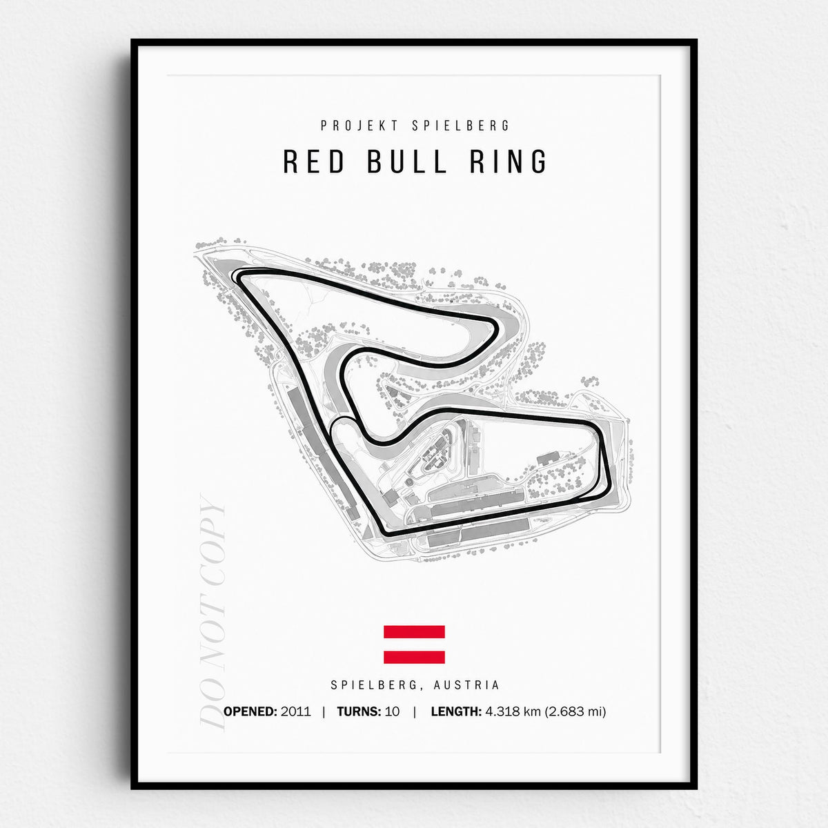 Austrian Grand Prix Race Track Map
