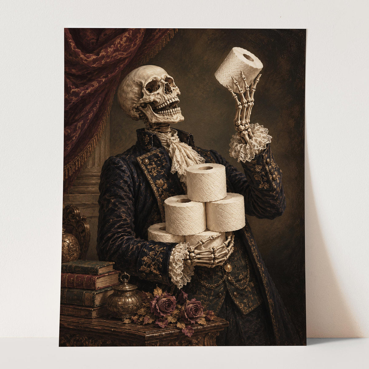 Skeleton Toilet Paper