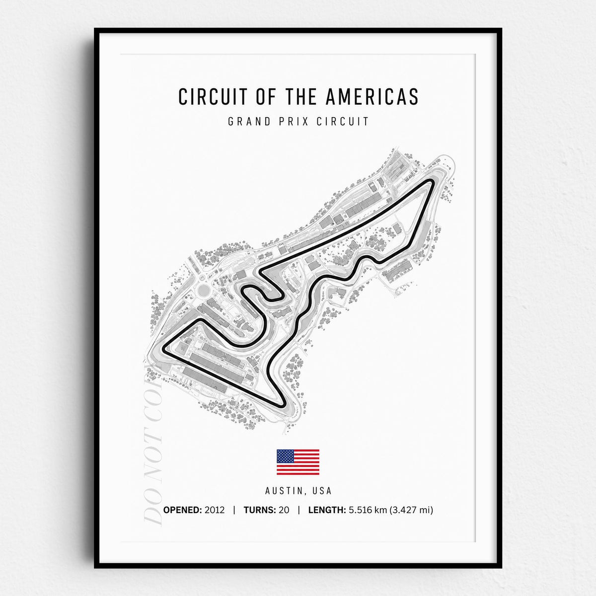 Austin Texas Grand Prix Race Track Map