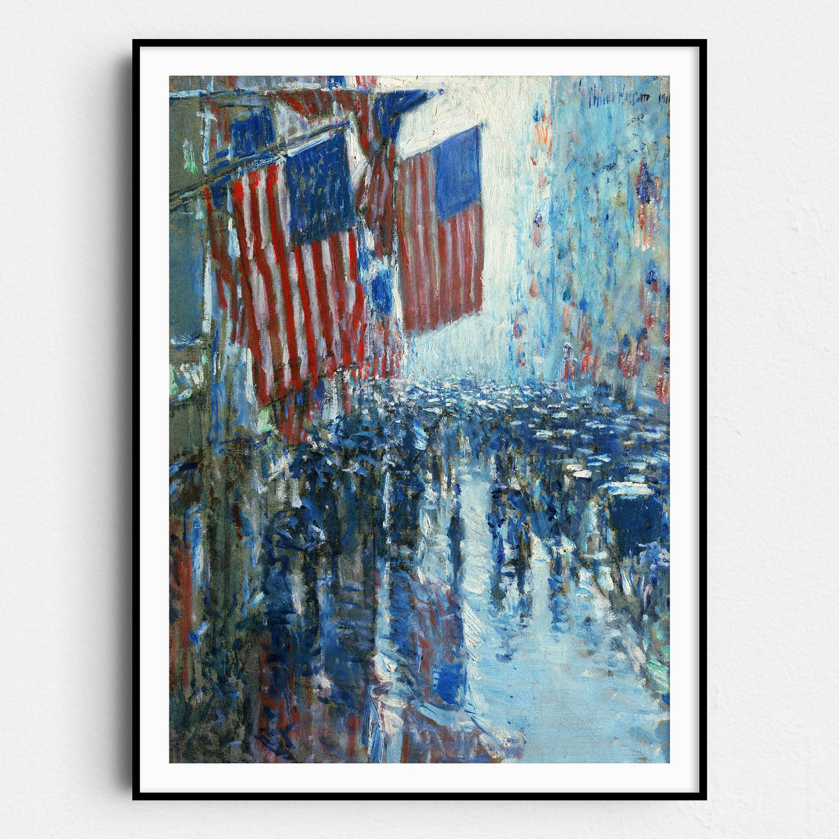 Rainy Day, Fifth Avenue (1916) - Childe Hassam