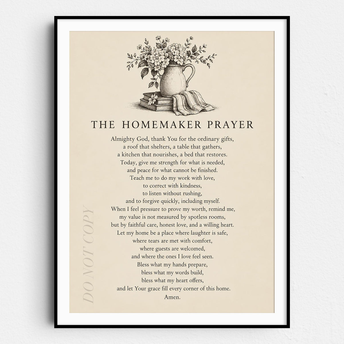 The Homemaker Prayer