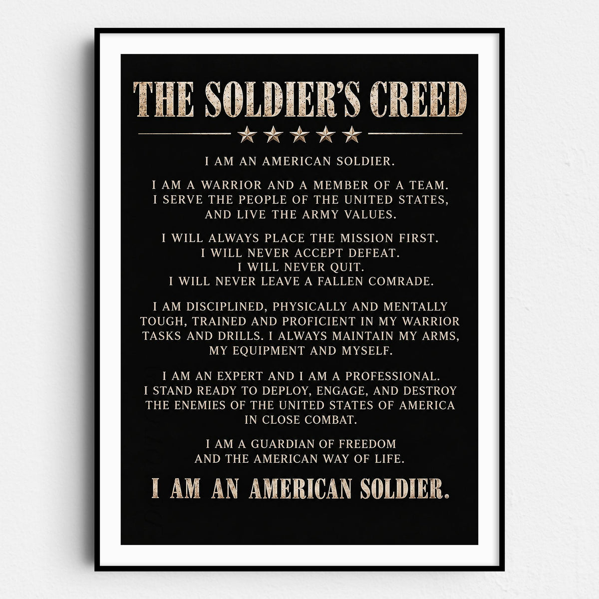 The Soldier's Creed