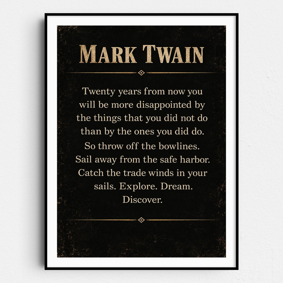 Mark Twain - Twenty Years From Now