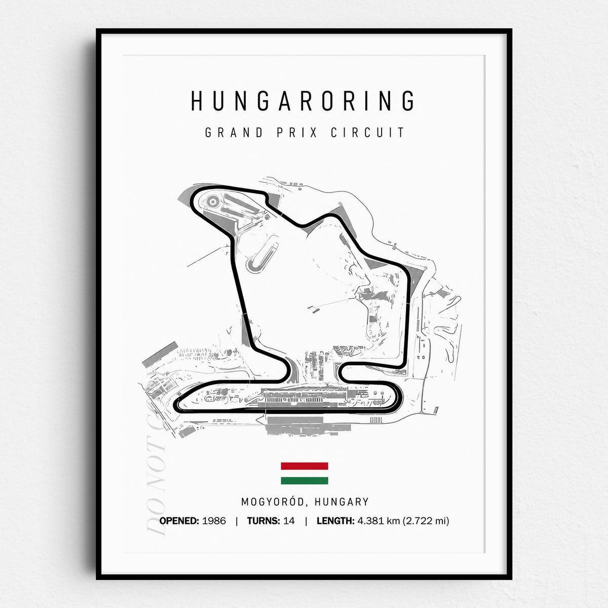 Hungarian Grand Prix Race Track Map