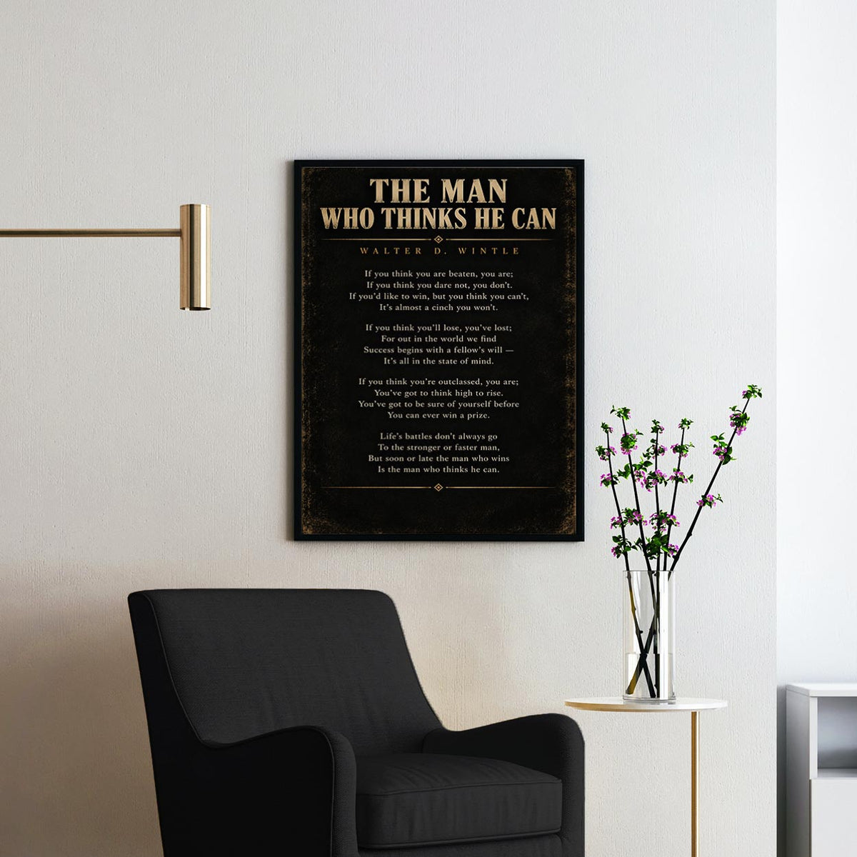 The Man Who Thinks He Can - Walter D. Wintle