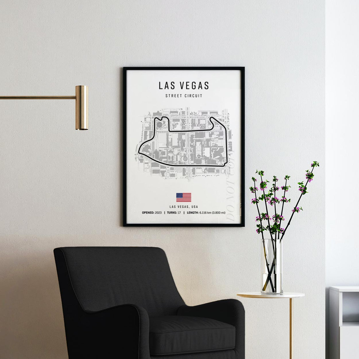 Las Vegas Grand Prix Race Track Map